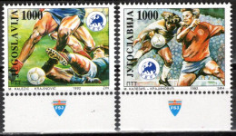 Yugoslavia 1992 - Football European Championship In Sweden - Mi 2542-2543 - MNH**VF - Neufs