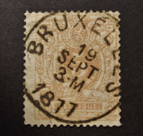 Belgie Belgique - 1869 - COB/OBP° 28 -  Gestempeld /obl. Central -  Bruxelles  1877 - 1869-1888 Lying Lion