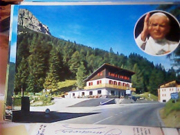 PASSO MAURIA VISITA DEL PAPA GIOVANNI PAOLO II DOLOMITI N1980  JW6881 - Trento