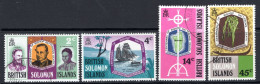 British Solomon Islands 1971 Death Centenary Of Bishop Patterson Set Used (SG 205-208) - Salomonseilanden (...-1978)