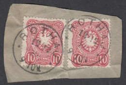 TIMBRES  SUR FRAGMENT OBLITERE " ROTHAU ". - Usati