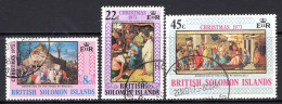 British Solomon Islands 1973 Christmas Set Used (SG 247-249) - Salomonseilanden (...-1978)