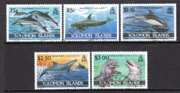 Solomon Islands 1994 Dolphins Set Used (SG 792-796) - Salomon (Iles 1978-...)