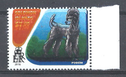 Error Double Impression MNH Domestic Animals Dogs Puppies Poddle - Michel 4106 Solomon Islands 2016 - Hunde