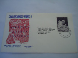 VATICAN  COVER FDC  1965  POPES  VI  APERTURA  QUARA SESSIONE - Sonstige & Ohne Zuordnung