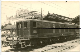 PHOTOGRAPHIE. CHAMBERY. TRAIN 191 CE  1933 - Trains