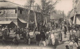 SIDI BEL ABBES RUE DE MONTAGNAC CPA BON ETAT - Sidi-bel-Abbès