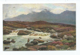 Ireland  Postcard  In Glencar Artist Signed  North Kensington West Squared Circle Posted 1904 - Kerry