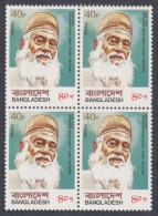 1979 Bangladesh Moulana Abdul Hamid Khan Bhashani Muslim Political Leader Islamic Scholar Pakistan 1v MNH Block - Bangladesh