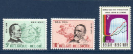 Belgique België, **, Yv 1725, 1726, 1727, Mi 1781, 1782, 1783, SG 2363, 2364, 2365, - Neufs