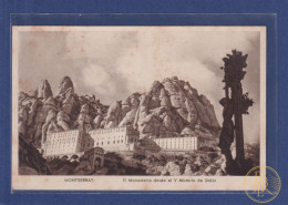 ESPAÑA. MONTSERRAT (Cataluña) El Monasterio Desde El V Misterio De Dolor - Barcelona