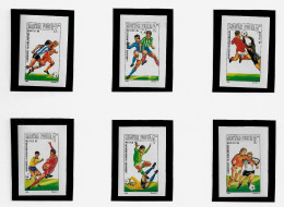 HUNGARY 1986 Football World Cup - Mexico 1986 - IMPERF. SET MNH (NP#141-P19.1) - Ungebraucht