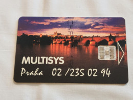 CZECH REPUBLIC-(C13)-Multisys Prague-(86)-(150units)(1/1993)-(?)-(tirage-100.000)-used Card+1card Prepiad Free - República Checa