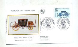 Lettre Fdc 1989 Paris Journee Du Timbre - 1980-1989