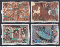 PR CHINA 1987 - Dunhuang Cave Murals MNH** OG XF - Ungebraucht