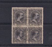 JOLI  BLOC DE 4 OBLITERE DE 1889. N° Y Et T. 197. TRES INTERESSANT. BELLE COTE - Used Stamps