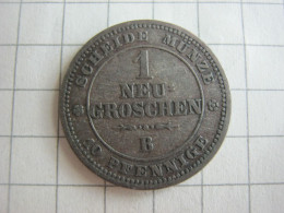 Saxony Albertine 1 Neugroschen 1863 - Petites Monnaies & Autres Subdivisions