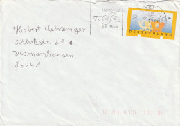 Germany Federal Cover - 2001 - FRAMA ATM Label Posthorn Automatenmarke - Briefe U. Dokumente