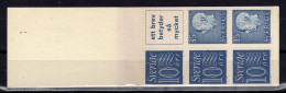 SUEDE Sweden 1962 Carnet Complet Booklet Mi 6ab MNH ** - 1951-80