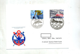 Lettre Fdc 1985 Saint Gingolph Commune - FDC