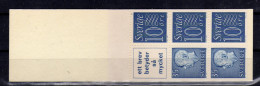 SUEDE Sweden 1962 Carnet Complet Booklet Mi 6aa MNH ** - 1951-80