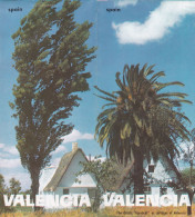 Spain Valencia Province - Vintage Unfolding (into A Single Sheet)  Brochure In English- 16 Pages 22x10 Cm - Dépliants Turistici