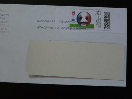 Coupe Du Monde Football 2018 World Cup Timbre En Ligne Montimbrenligne Sur Lettre (e-stamp On Cover) Ref TPP 5295 - 2018 – Rusia