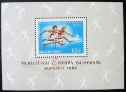 Vends Le Bloc Neuf** De Hongrie De 1966 : Championnat D'Europe D'Athlétisme - Unused Stamps