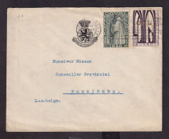 DDGG 337 -  Thème ORVAL - Enveloppe TP Orval 259 Et 260 BRUXELLES QL 1928 Vers FORRIERES - Storia Postale