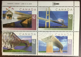 Canada 1995 Bridges MNH - Unused Stamps