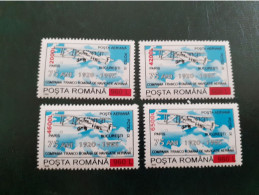 TIMBRES  ANNEE  1995  ROUMANIE  POSTE  AERIENNE  N  326  A  329   NEUFS  SANS  CHARNIERES - Unused Stamps