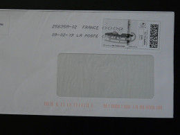 Luge Timbre En Ligne Montimbrenligne Sur Lettre (e-stamp On Cover) Ref TPP 5325 - Timbres à Imprimer (Montimbrenligne)