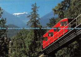 D038726 Interlaken. Harderbahn. E. Gyger. Postcard - Welt