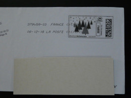 Sapins De Noel Timbre En Ligne Montimbrenligne Sur Lettre (e-stamp On Cover) Ref TPP 5331 - Timbres à Imprimer (Montimbrenligne)