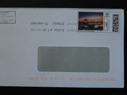 Plage Pêche Timbre En Ligne Montimbrenligne Sur Lettre (e-stamp On Cover) Ref TPP 5337 - Timbres à Imprimer (Montimbrenligne)