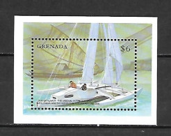 Grenada 2001 International Stamp Exhibition Belgica - Sailing Ships MS #2 MNH - Schiffe