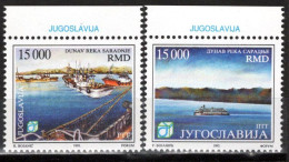 Yugoslavia 1993 - Danube Cooperation - Mi 2628-2629 - MNH**VF - Unused Stamps