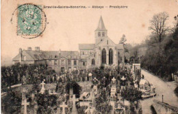 4V5Jm  76 Graville Ste Honorine Abbaye Presbytére Cimetiére - Sonstige & Ohne Zuordnung