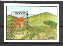 Grenada 1991 Mushrooms MS #2 MNH - Funghi