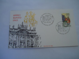 VATICAN  COVER FDC  1983  POPES  V1   ANNO SANTO - Sonstige & Ohne Zuordnung