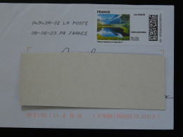 Lac Montagne Timbre En Ligne Montimbrenligne Sur Lettre (e-stamp On Cover) Ref TPP 5407 - Francobolli Stampabili (Montimbrenligne)