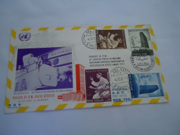 VATICAN    COVER  1970  POPES  VISIT USA  NEW YORK  UNION NATIONS UNO - Sonstige & Ohne Zuordnung