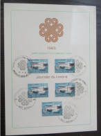 2089 'Dag Van De Postzegel' Met Alle Eerstedagafstempelingen - Documenti Commemorativi