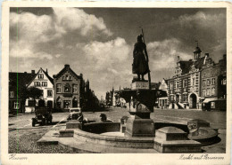 Husum - Markt Mit Brunnen - Halligen