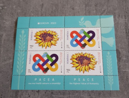 ROMANIA 2023 EUROPA PEACE THE HIGHEST VALUE OF HUMANITY MINIATURE SHEET MNH - Unused Stamps