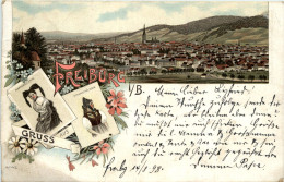 Gruss Aus Freiburg - Litho - Freiburg I. Br.