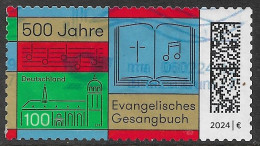 2024  500 Jahre Evangelisches Gesangbuch (selbstklebend) - Gebruikt