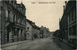 Kusel - Bahnhofstrasse Mit Post - Kusel