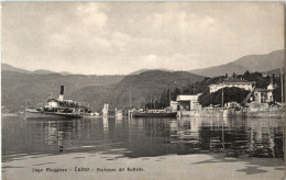 Luino - Partenza Del Battello - Luino