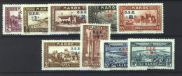 Maroc  :  Yv  153-60 + Av 41-42  *  Sauf 158 - Unused Stamps